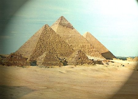 Egypt-The pyramidis of Cheope,Chefren,Micerino