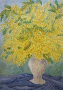 Blooming mimosa - Mimosa in fiore -COLLEZIONE PRIVATA - PRIVATE COLLECTION