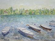 Sesto Calende (Italy) - Evening quiet on the river Ticino-Quiete serale sul Ticino