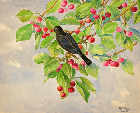 Summer's touch-Watercolor painting