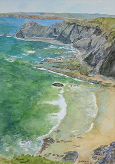Algarve (Portugal)-watercolor