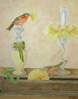 Little curious!-Watercolor painting
