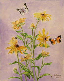 Dreaming of a Summer's night-Watercolor painting