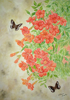 Vitality-Watercolor painting